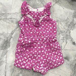 Janie & Jack eyelet romper